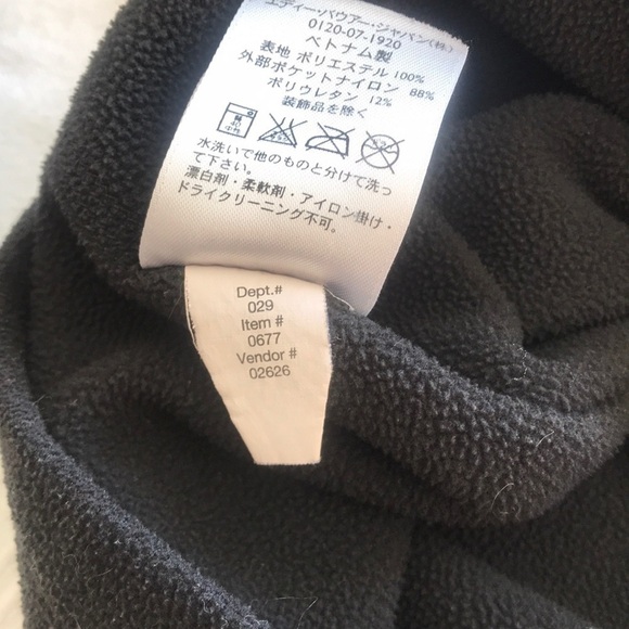 Eddie Bauer Black Polartec 1/2 Zip Fleece Size Small - Picture 5 of 9